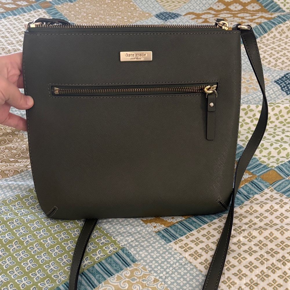 Kate Spade Olive Green Crossbody Bag